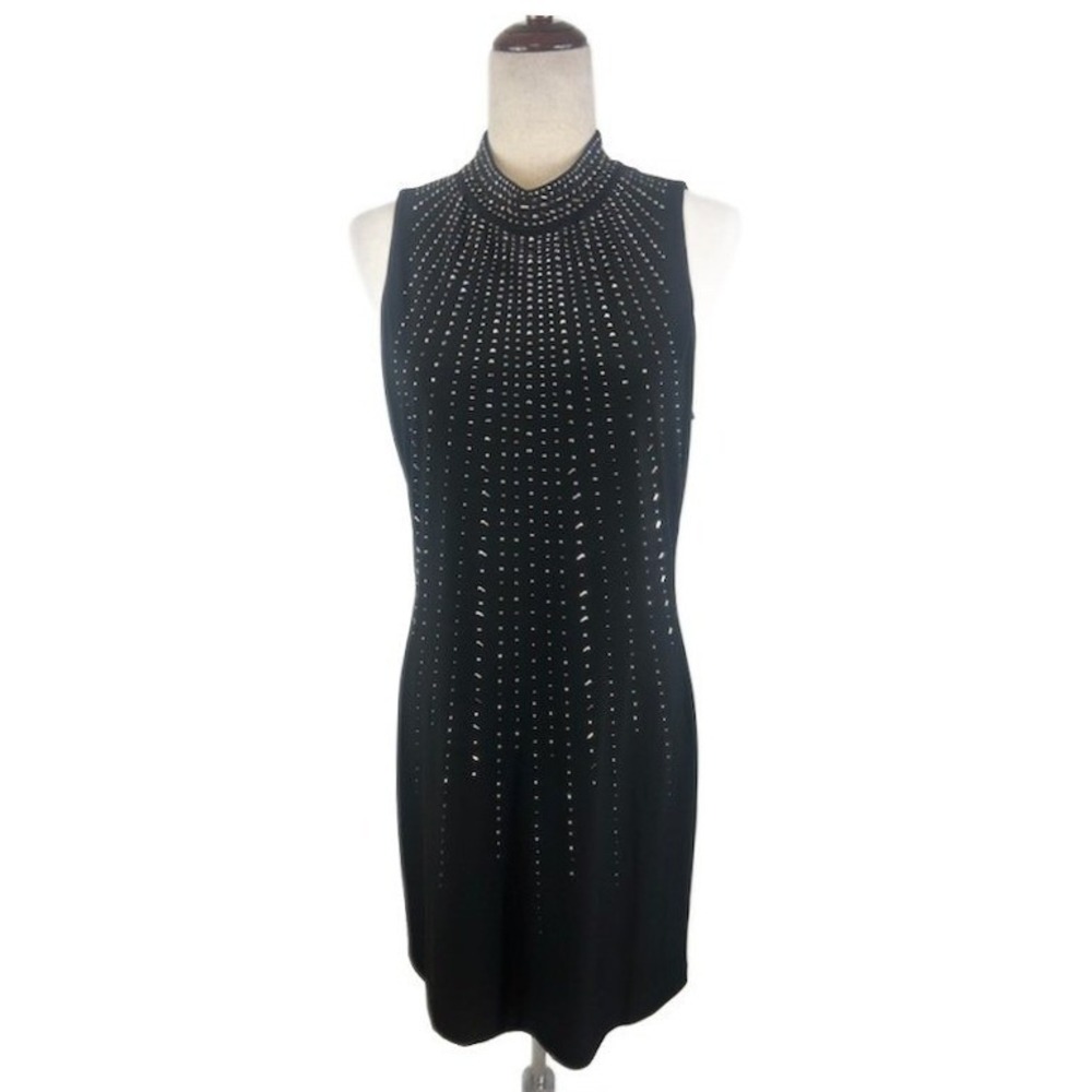 New White House Black Market Dress Crystal Accents Cocktail Party  Size Medium‎